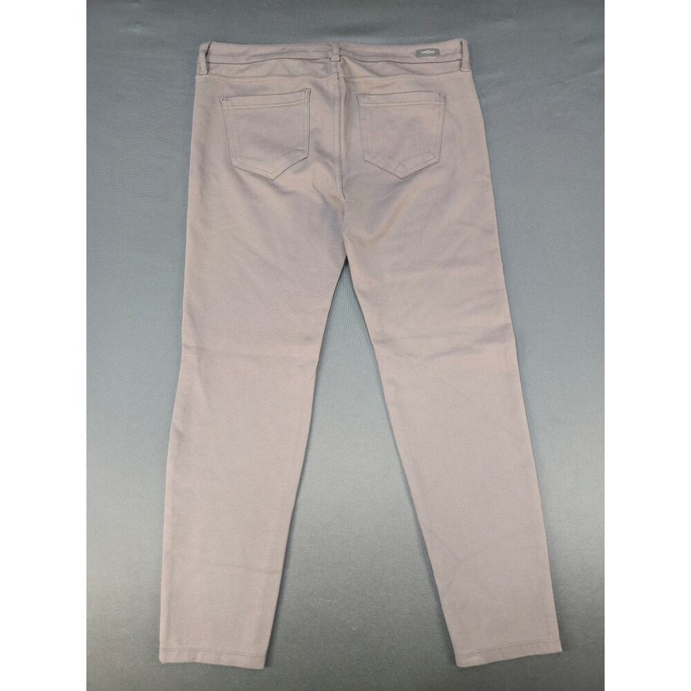 Liverpool Los Angeles Womens Size 14 Brown Skinny Ankle Pants Stretch Mid Rise - Picture 2 of 9
